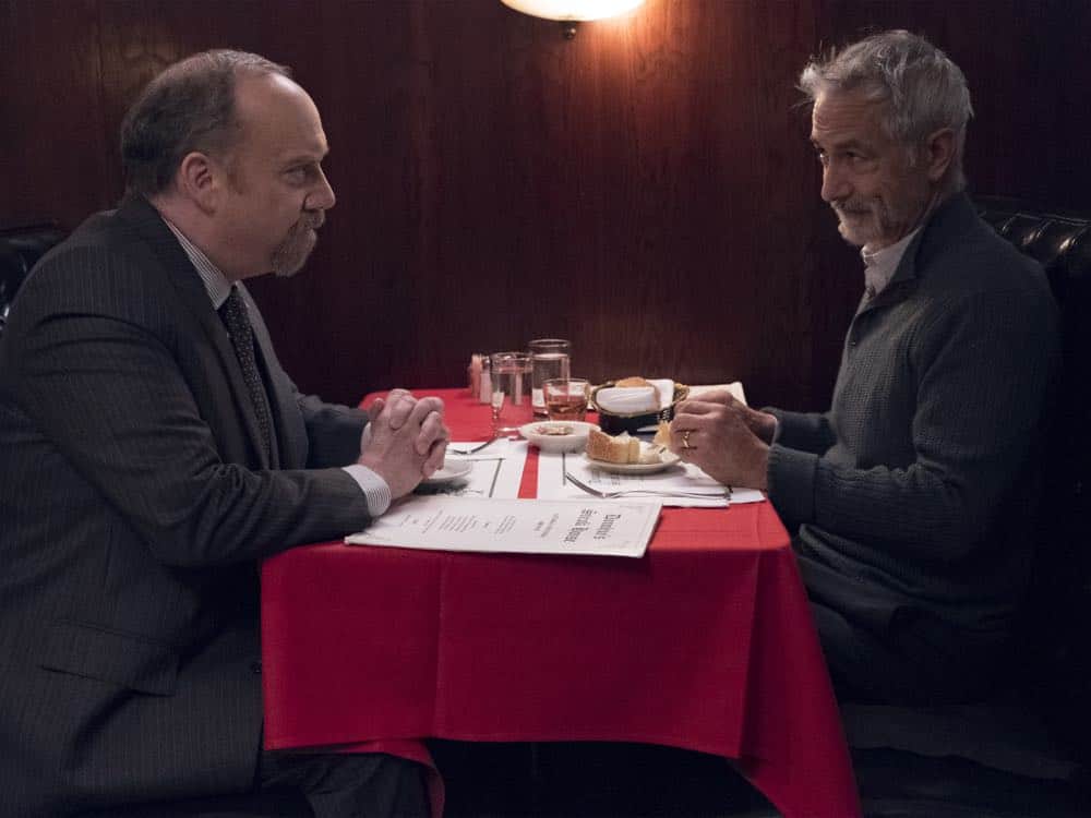 Paul Giamatti as Chuck Rhoades and David Strathairn as Black Jack Foley in BILLIONS (Season 3, Episode 04, "Hell of a Ride"). - Photo: Jeff Neumann/SHOWTIME - Photo ID: BILLIONS_304_1085.R.jpg