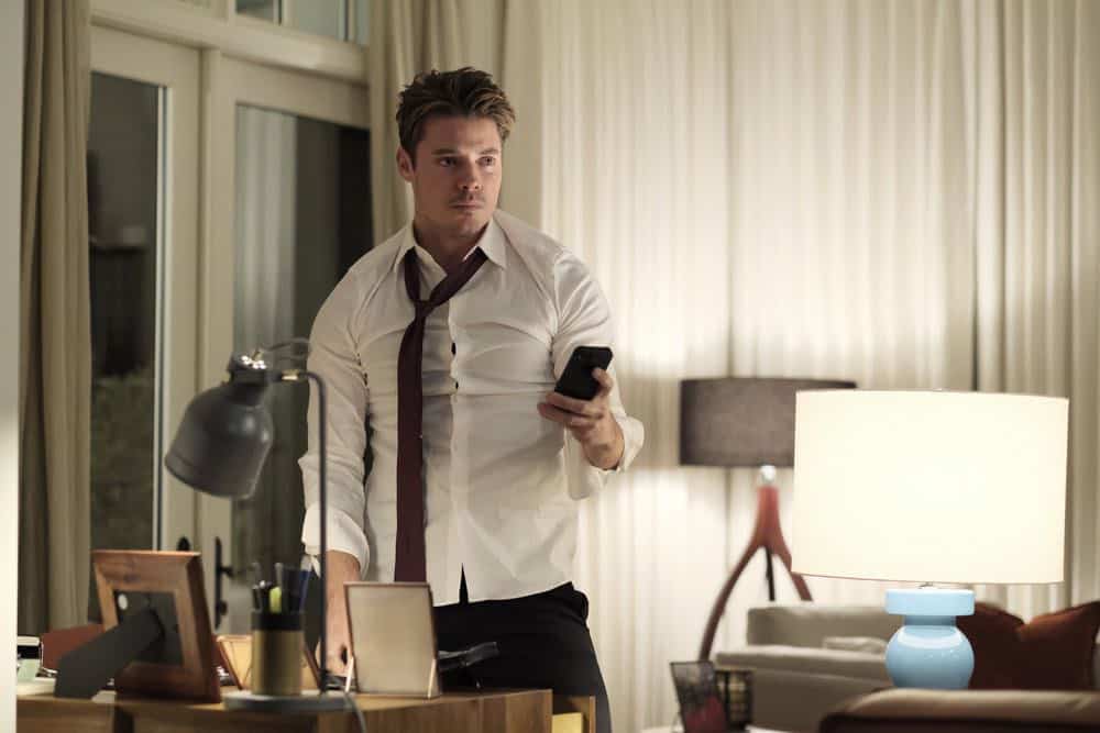 THE ARRANGEMENT -- "The Breakup" Episode 206 -- Pictured: Josh Henderson as Kyle West -- (Photo by: Eike Schroter/E! Entertainment)