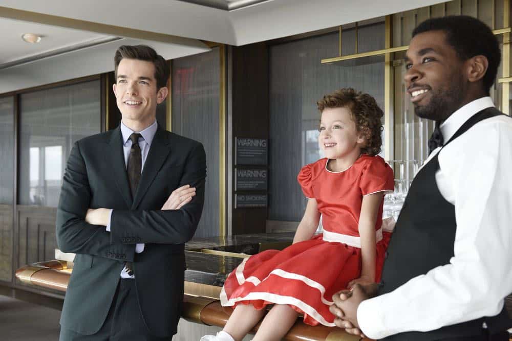SATURDAY NIGHT LIVE -- Episode 1743 "John Mulaney" -- Pictured: Host John Mulaney during a promo in Rockefeller Plaza -- (Photo by: Rosalind O'Connor/NBC) SATURDAY NIGHT LIVE -- Episode 1743 "John Mulaney" -- Pictured: Host John Mulaney during a promo in Rockefeller Plaza -- (Photo by: Rosalind O'Connor/NBC)