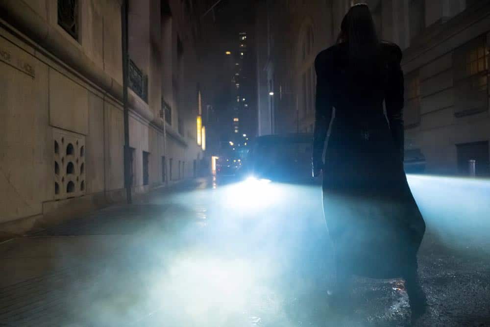 GOTHAM: Jessica Lucas in the "A Dark Knight: To Our Deaths and Beyond" episode of GOTHAM airing Thursday, April 19 (8:00-9:00 PM ET/PT) on FOX. ©2018 Fox Broadcasting Co. Cr: FOX
