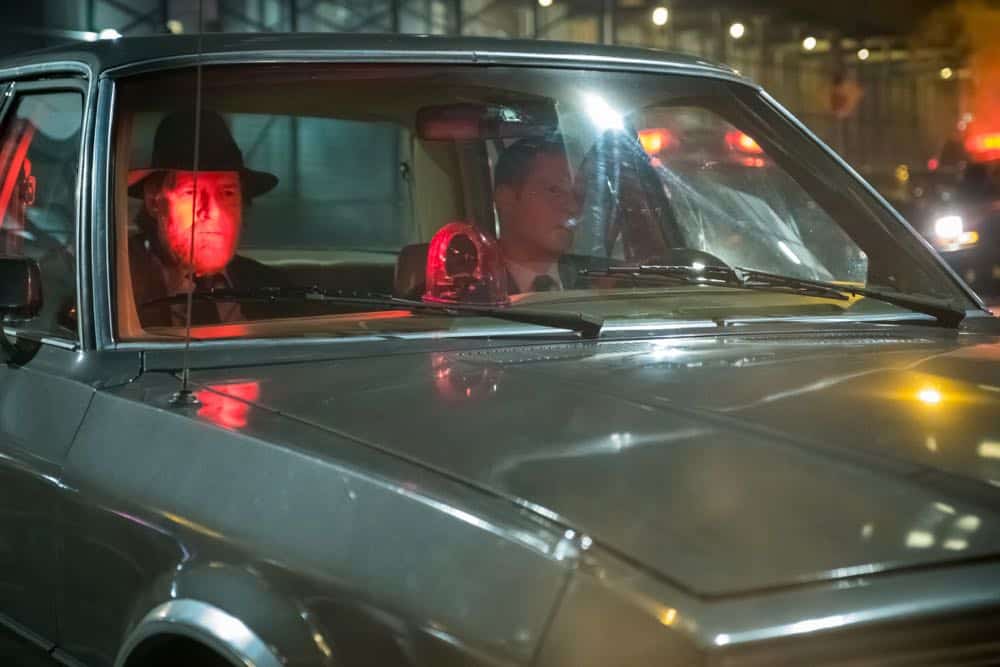 GOTHAM: L-R: Donal Logue and Ben McKenzie in the "A Dark Knight: To Our Deaths and Beyond" episode of GOTHAM airing Thursday, April 19 (8:00-9:00 PM ET/PT) on FOX. ©2018 Fox Broadcasting Co. Cr: FOX