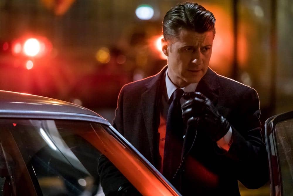 GOTHAM: Ben McKenzie in the "A Dark Knight: To Our Deaths and Beyond" episode of GOTHAM airing Thursday, April 19 (8:00-9:00 PM ET/PT) on FOX. ©2018 Fox Broadcasting Co. Cr: FOX