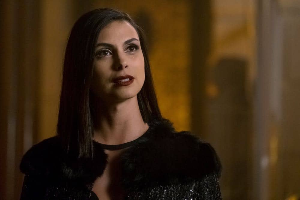 GOTHAM: Morena Baccarin in the "A Dark Knight: To Our Deaths and Beyond" episode of GOTHAM airing Thursday, April 19 (8:00-9:00 PM ET/PT) on FOX. ©2018 Fox Broadcasting Co. Cr: FOX