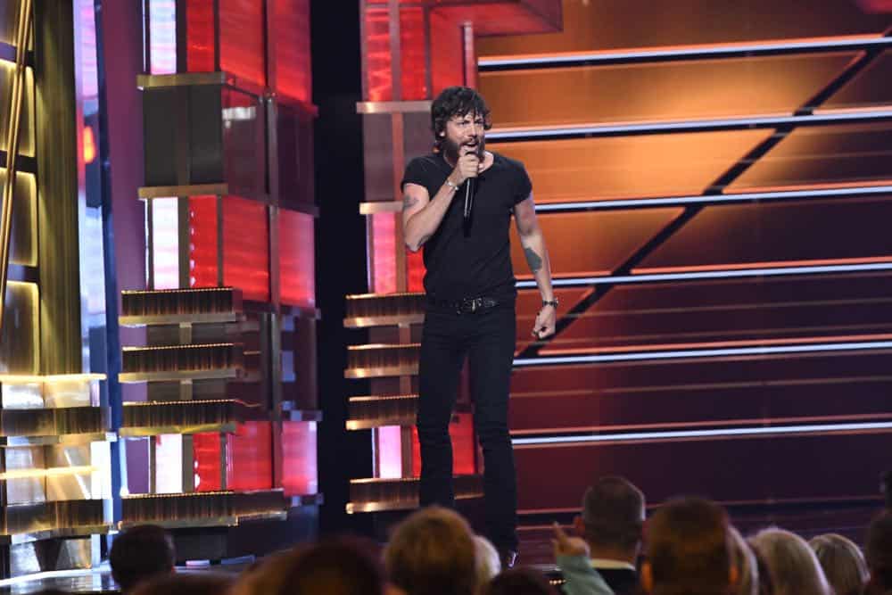 Chris Janson performs at the 53RD ACADEMY OF COUNTRY MUSIC AWARDS, live from the MGM Grand Garden Arena in Las Vegas Sunday, April 15, 2018 at 8:00 PM ET/PT on CBS. Photo: Michele Crowe/CBS ©2018 CBS Broadcasting, Inc. All Rights Reserved