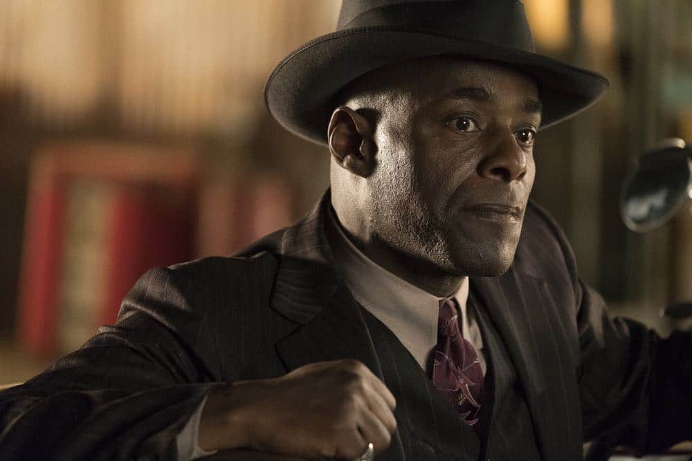 TIMELESS -- "King of Delta Blues" Episode 206 -- Pictured: Paterson Joseph as Connor Mason -- (Photo by: Justin Lubin/NBC)