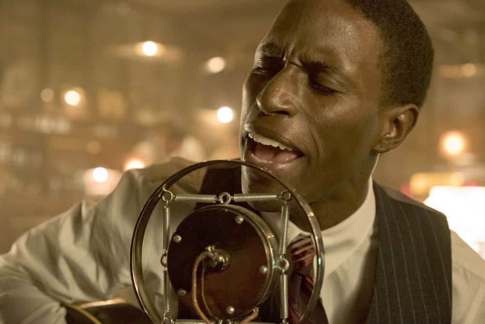 TIMELESS -- "King of Delta Blues" Episode 206 -- Pictured: Kamal Naiqui as Robert Johnson -- (Photo by: Justin Lubin/NBC)