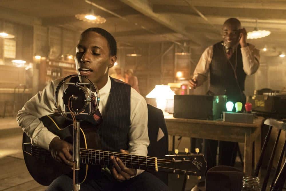 TIMELESS -- "King of Delta Blues" Episode 206 -- Pictured: Kamal Naiqui as Robert Johnson -- (Photo by: Justin Lubin/NBC)