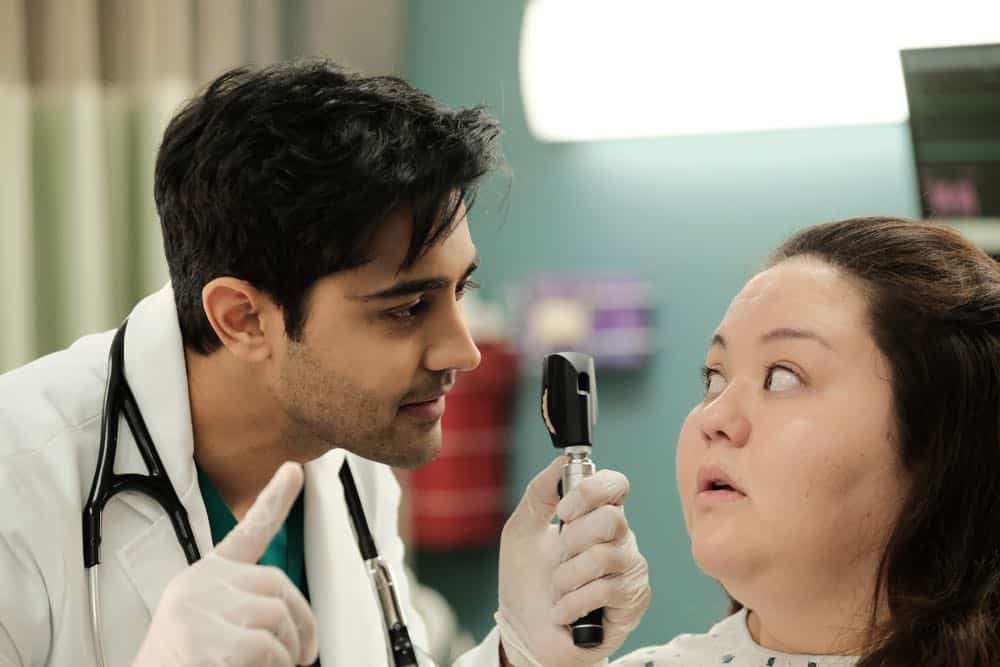 THE RESIDENT: L-R: Manish Dayal and guest star Jolene Purdy in the "And the Nurses Get Screwed…" episode of THE RESIDENT airing Monday, April 23 (9:00-10:00 PM ET/PT) on FOX. ©2018 Fox Broadcasting Co. Cr: Guy D'Alema/FOX THE RESIDENT: L-R: Manish Dayal and guest star Jolene Purdy in the "And the Nurses Get Screwed…" episode of THE RESIDENT airing Monday, April 23 (9:00-10:00 PM ET/PT) on FOX. ©2018 Fox Broadcasting Co. Cr: Guy D'Alema/FOX