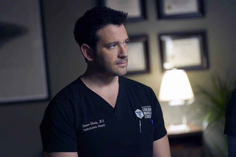 CHICAGO MED -- "An Inconvenient Truth" Episode 316 -- Pictured: Colin Donnell as Connor Rhodes -- (Photo by: Elizabeth Sisson/NBC)