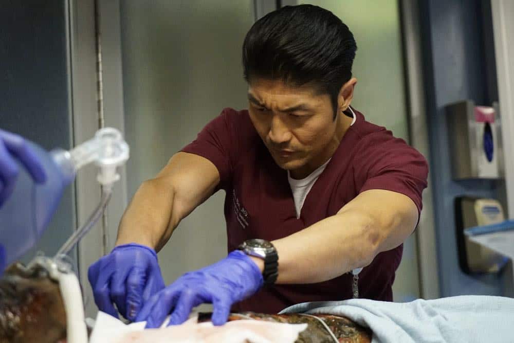 CHICAGO MED -- "An Inconvenient Truth" Episode 316 -- Pictured: Brian Tee as Ethan Choi -- (Photo by: Elizabeth Sisson/NBC)