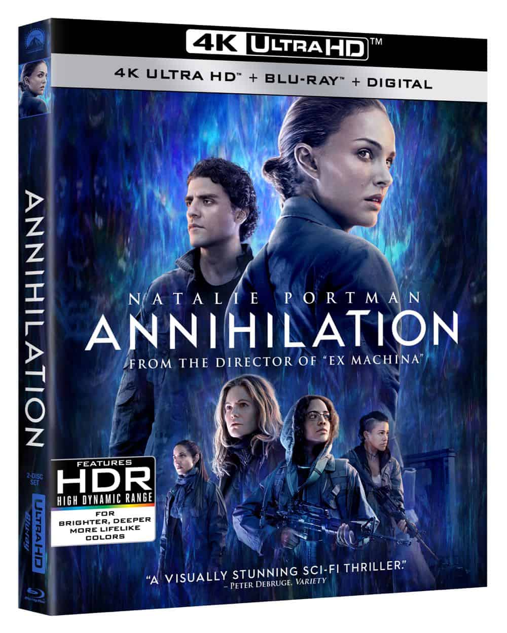 ANNIHILATION 4K + Blu-ray + Digital Cover ANNIHILATION 4K + Blu-ray + Digital Cover