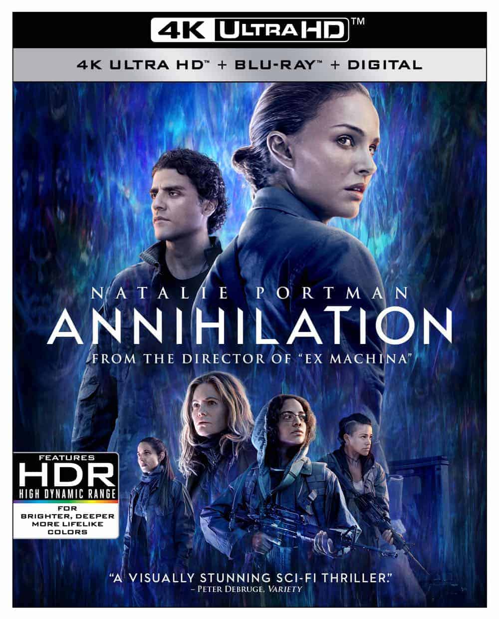 ANNIHILATION 4K + Blu-ray + Digital Cover ANNIHILATION 4K + Blu-ray + Digital Cover