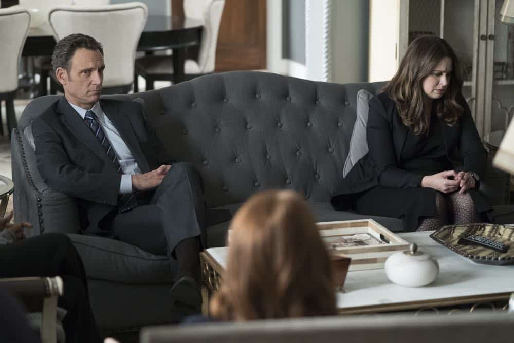 SCANDAL - "Over A Cliff" - The highly anticipated series finale of the groundbreaking series, "Scandal," receives a momentous send-off, beginning with an exclusive sneak peek at the final episode on "Good Morning America," THURSDAY, APRIL 19 (7:00-9:00 a.m. EDT), on The ABC Television Network. (ABC/Eric McCandless) TONY GOLDWYN, KATIE LOWES