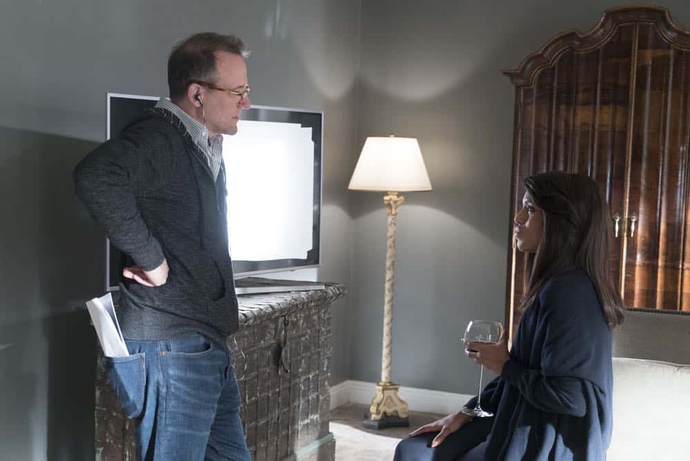 SCANDAL - "Over A Cliff" - The highly anticipated series finale of the groundbreaking series, "Scandal," receives a momentous send-off, beginning with an exclusive sneak peek at the final episode on "Good Morning America," THURSDAY, APRIL 19 (7:00-9:00 a.m. EDT), on The ABC Television Network. (ABC/Eric McCandless) TOM VERICA (DIRECTOR), KERRY WASHINGTON