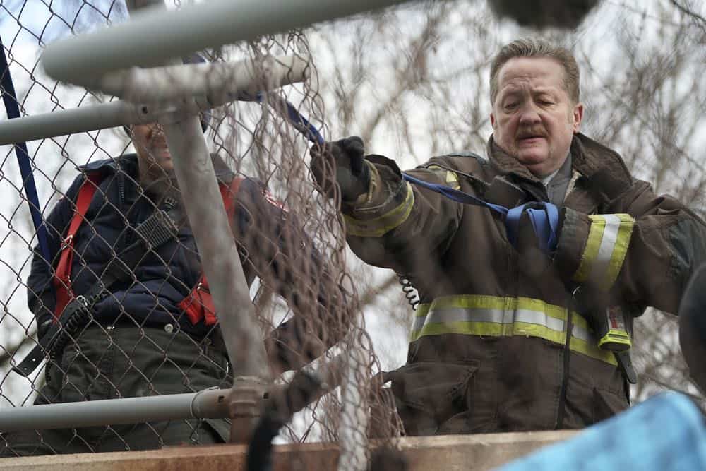 CHICAGO FIRE -- "Where I Want To Be" Episode 619 -- Pictured: Christian Stolte as Mouch -- (Photo by: Elizabeth Morris/NBC)