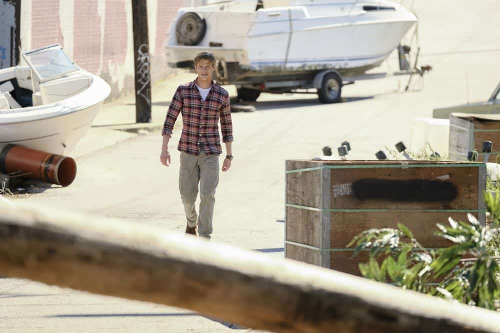 "Wind + Water" -- While MacGyver is in Puerto Rico helping his friend rebuild his hurricane-damaged home, he is taken hostage in the bank his friend manages when robbers attempt to steal $2 million, on MACGYVER, Friday, April 20 (8:00-9:00 PM, ET/PT) on the CBS Television Network. Pictured: Lucas Till Photo: Guy D'Alema/CBS é2018 CBS Broadcasting, Inc. All Rights Reserved
