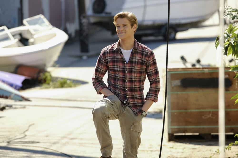 "Wind + Water" -- While MacGyver is in Puerto Rico helping his friend rebuild his hurricane-damaged home, he is taken hostage in the bank his friend manages when robbers attempt to steal $2 million, on MACGYVER, Friday, April 20 (8:00-9:00 PM, ET/PT) on the CBS Television Network. Pictured: Lucas Till Photo: Guy D'Alema/CBS é2018 CBS Broadcasting, Inc. All Rights Reserved