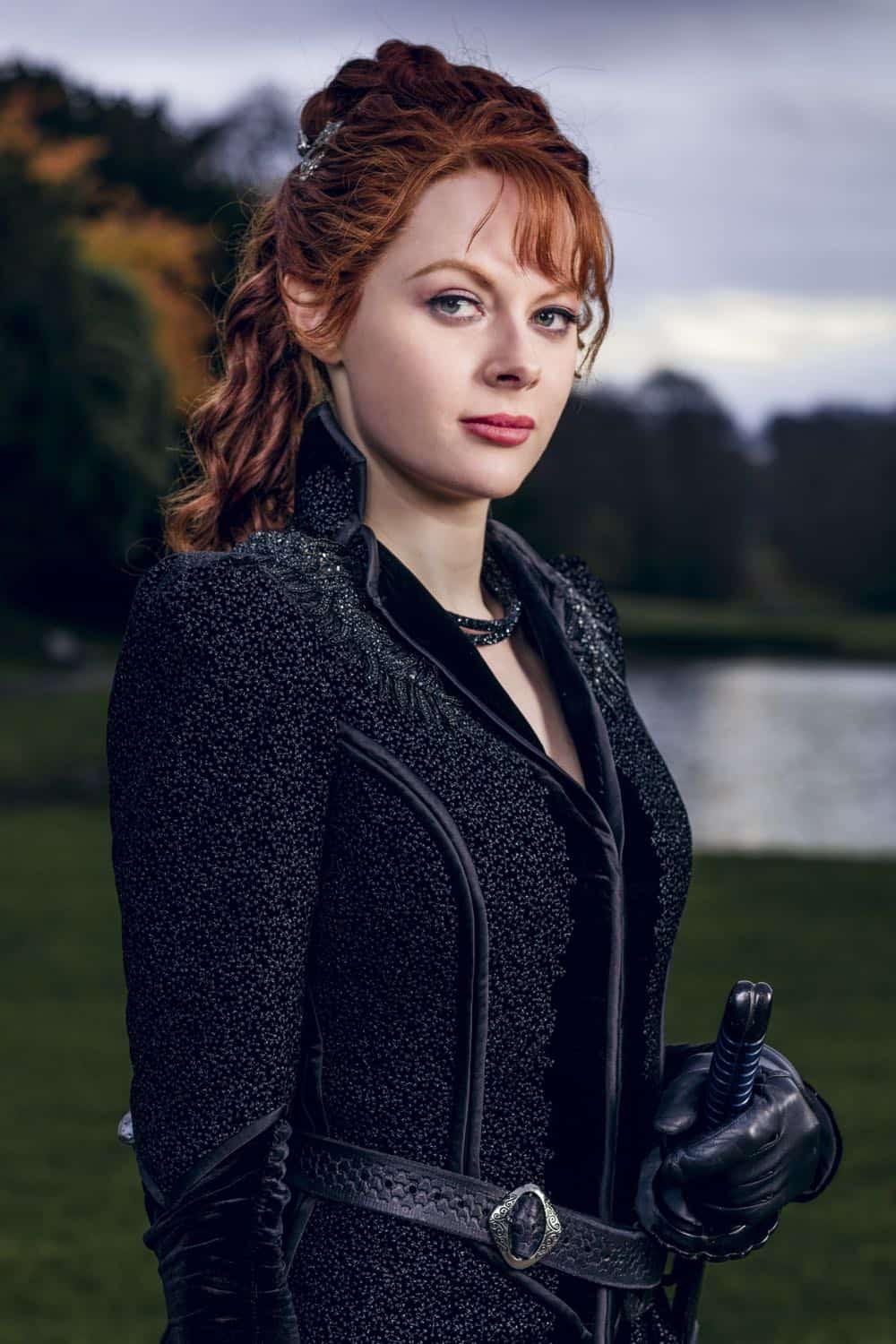 Emily Beecham as The Widow - Into the Badlands _ Season 3, Episode 1 - Photo Credit: Aidan Monaghan/AMC