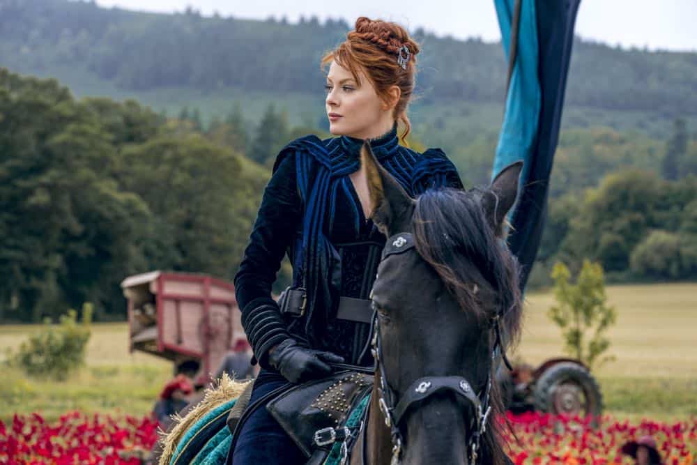 Emily Beecham as The Widow - Into the Badlands _ Season 3, Episode 1 - Photo Credit: Aidan Monaghan/AMC