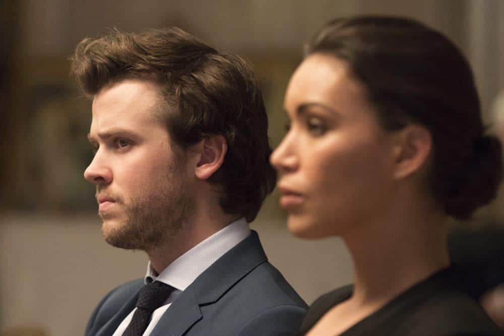 DECEPTION - "Sacrifice 99 to Fool One" - The FBI calls on Jonathan Black to help stop the Mystery Woman from committing her next crime, on ABC's "Deception," airing TUESDAY, APRIL 24 (10:00-11:00 p.m. EDT), on The ABC Television Network. (ABC/Giovanni Rufino) JACK CUTMORE-SCOTT, ILFENESH HADERA