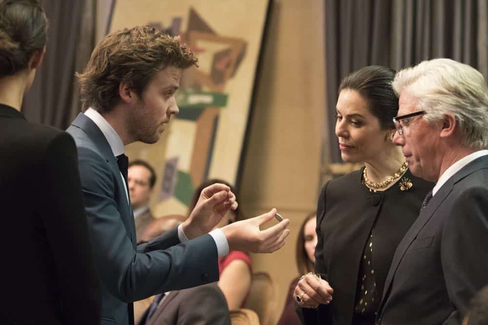 DECEPTION - "Sacrifice 99 to Fool One" - The FBI calls on Jonathan Black to help stop the Mystery Woman from committing her next crime, on ABC's "Deception," airing TUESDAY, APRIL 24 (10:00-11:00 p.m. EDT), on The ABC Television Network. (ABC/Giovanni Rufino) JACK CUTMORE-SCOTT, IRIS DELGADO