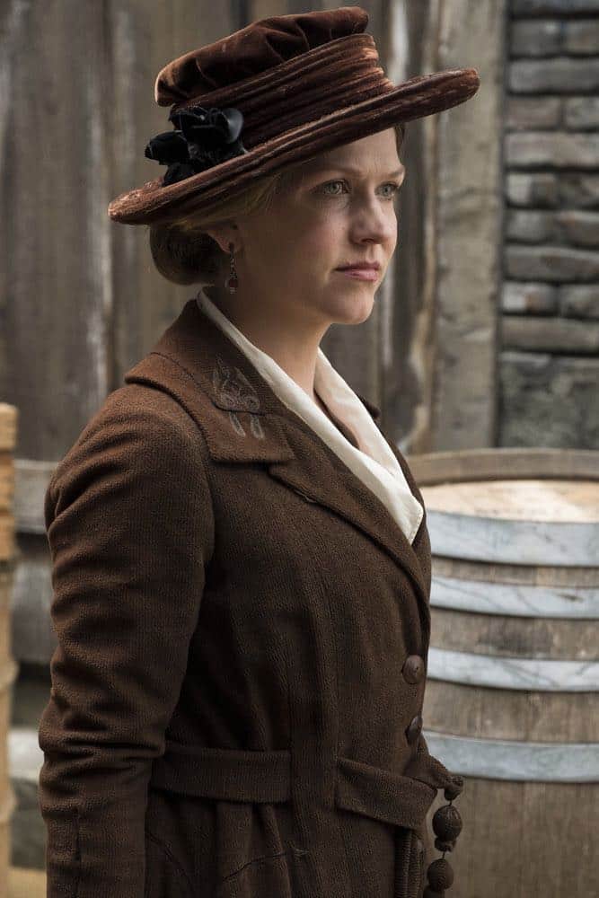 TIMELESS -- "Mrs. Sherlock Holmes" Episode 207 -- Pictured: Riley Rose Critchlow as Charlotte -- (Photo by: Justin Lubin/NBC)