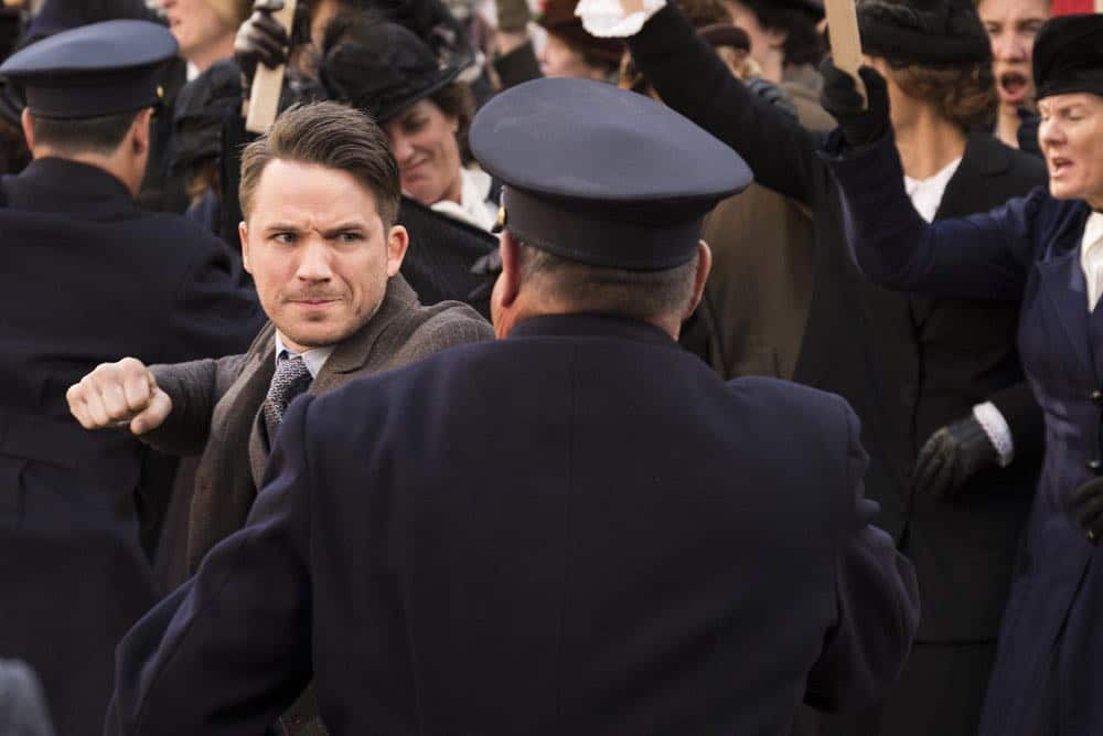 TIMELESS -- "Mrs. Sherlock Holmes" Episode 207 -- Pictured: Matt Lanter as Wyatt Logan -- (Photo by: Justin Lubin/NBC)