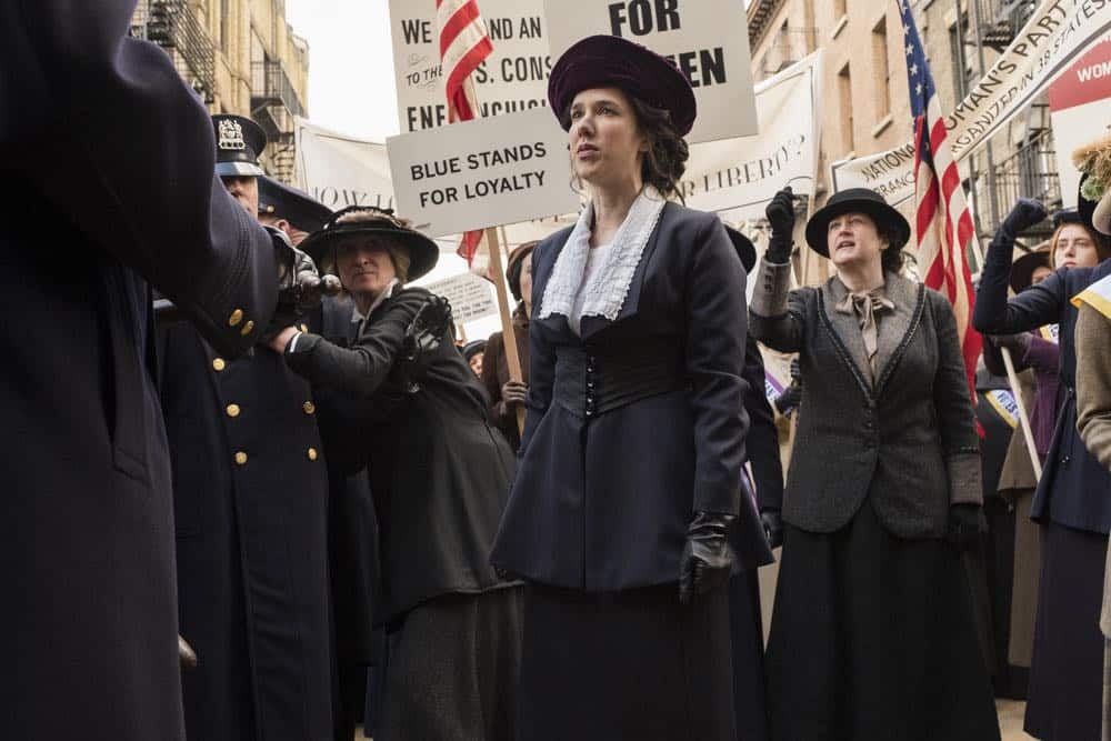 TIMELESS -- "Mrs. Sherlock Holmes" Episode 207 -- Pictured: Erica Dasher as Alice Paul -- (Photo by: Justin Lubin/NBC)