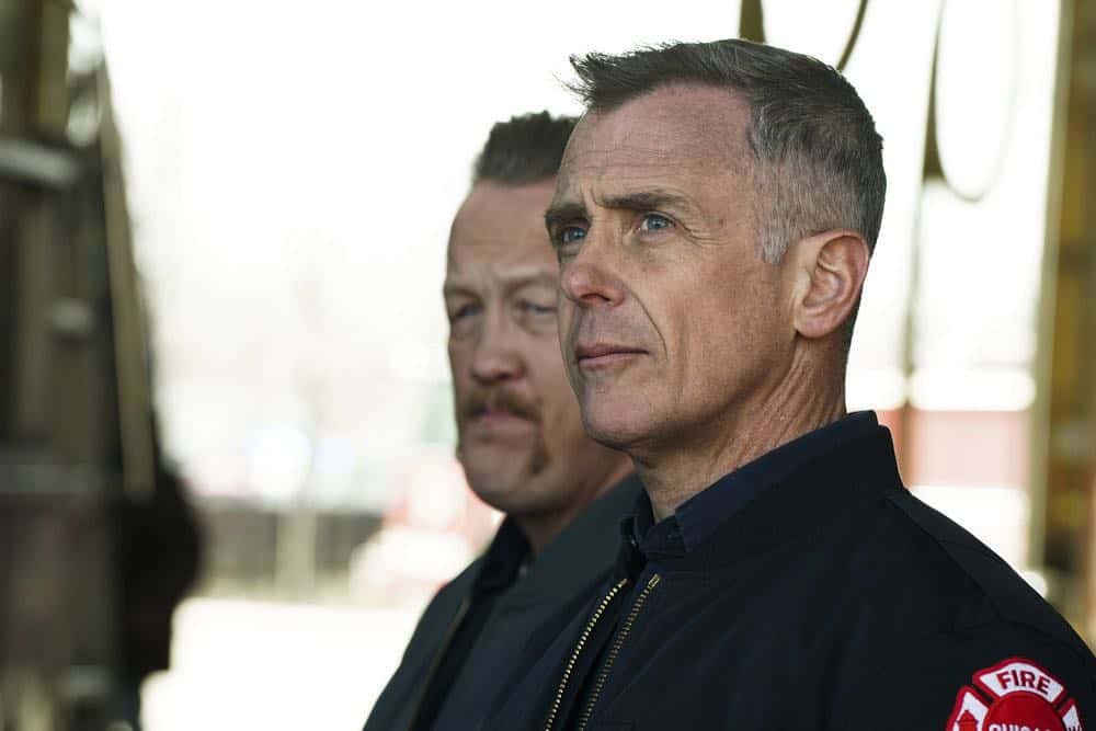 CHICAGO FIRE -- "The Strongest Among Us" Episode 620 -- Pictured: David Eigenberg as Christopher Herrmann -- (Photo by: Elizabeth Morris/NBC) CHICAGO FIRE -- "The Strongest Among Us" Episode 620 -- Pictured: David Eigenberg as Christopher Herrmann -- (Photo by: Elizabeth Morris/NBC)