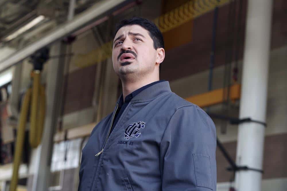 CHICAGO FIRE -- "The Strongest Among Us" Episode 620 -- Pictured: Yuri Sardarov as Otis -- (Photo by: Elizabeth Morris/NBC)
