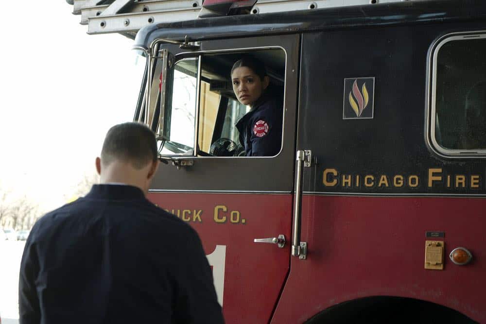 CHICAGO FIRE -- "The Strongest Among Us" Episode 620 -- Pictured: Miranda Rae Mayo as Stella Kidd -- (Photo by: Elizabeth Morris/NBC)