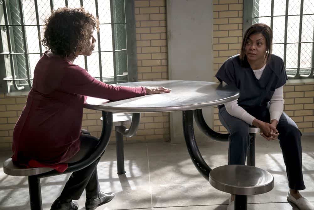 EMPIRE: L-R: Guest star Alfre Woodard and Taraji P. Henson in the "False Face" episode of EMPIRE airing Wednesday, April 25 (8:00-9:00 PM ET/PT) on FOX. CR: Fox Broadcasting Co. CR: Chuck Hodes