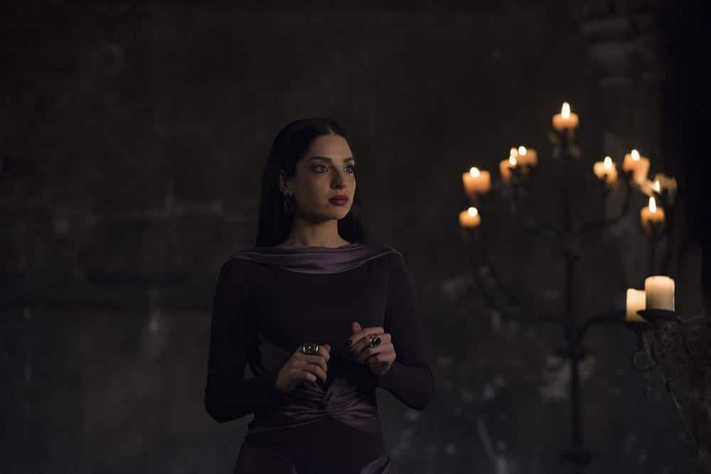 SHADOWHUNTERS - "Salt In The Wound" - With the Owl’s identity revealed, Alec, Isabelle, and Clary head to Alicante to try and find a way to stop him. Luke and Simon team up to track Lilith’s latest possible victim. Maia reflects on her past. This episode of "Shadowhunters" airs Tuesday, May 1 (8:00 - 9:00 p.m. EDT) on Freeform. (Freeform/John Medland) ANNA HOPKINS