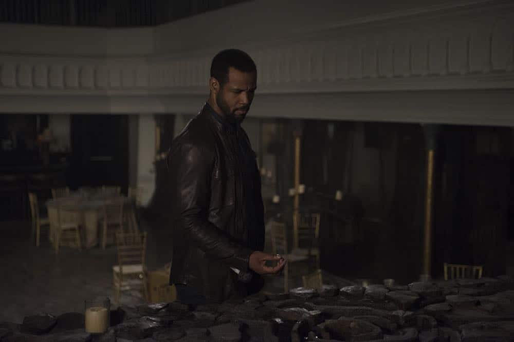 SHADOWHUNTERS - "Salt In The Wound" - With the Owl’s identity revealed, Alec, Isabelle, and Clary head to Alicante to try and find a way to stop him. Luke and Simon team up to track Lilith’s latest possible victim. Maia reflects on her past. This episode of "Shadowhunters" airs Tuesday, May 1 (8:00 - 9:00 p.m. EDT) on Freeform. (Freeform/John Medland) ISAIAH MUSTAFA
