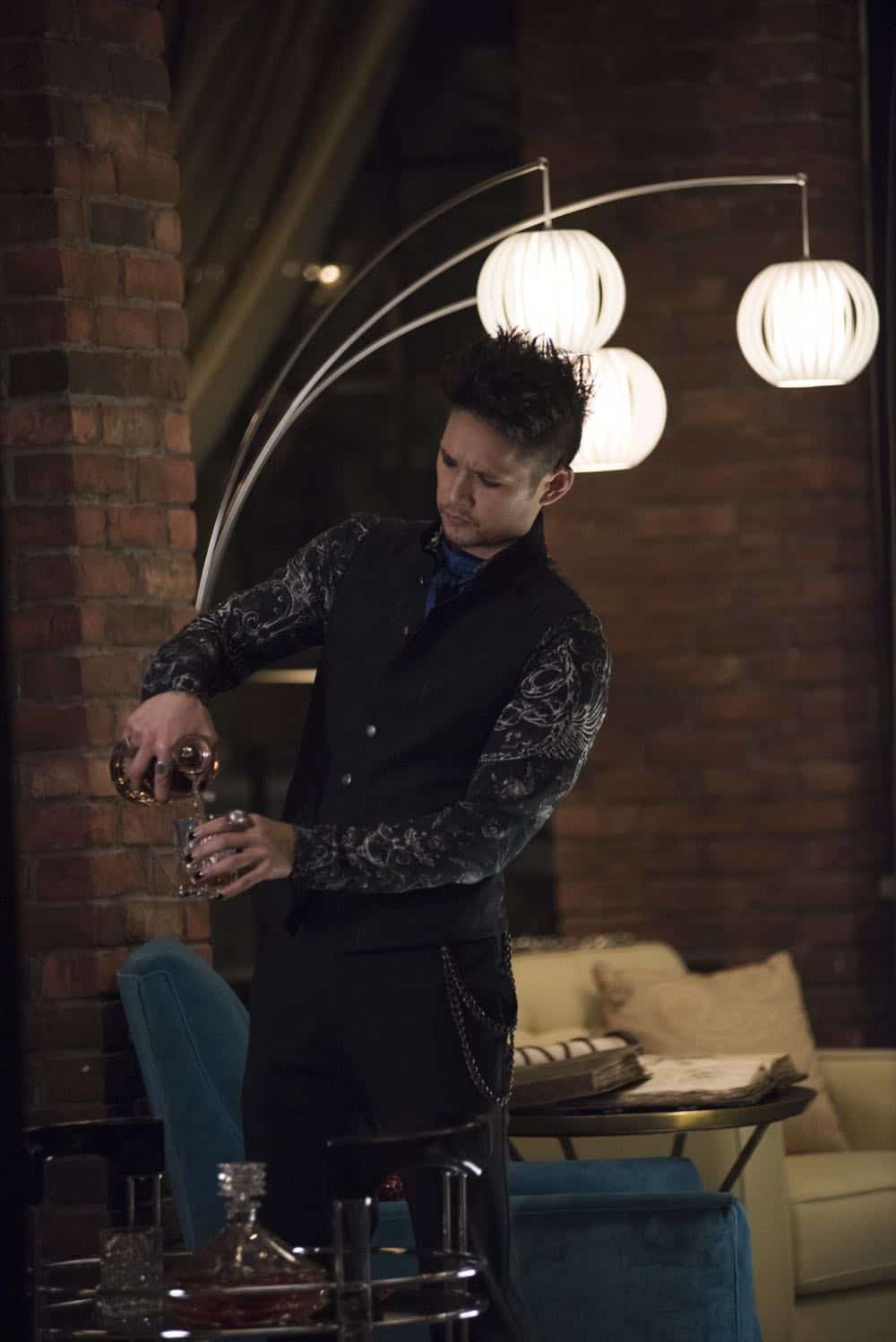 SHADOWHUNTERS - "Salt In The Wound" - With the Owl’s identity revealed, Alec, Isabelle, and Clary head to Alicante to try and find a way to stop him. Luke and Simon team up to track Lilith’s latest possible victim. Maia reflects on her past. This episode of "Shadowhunters" airs Tuesday, May 1 (8:00 - 9:00 p.m. EDT) on Freeform. (Freeform/John Medland) HARRY SHUM JR.