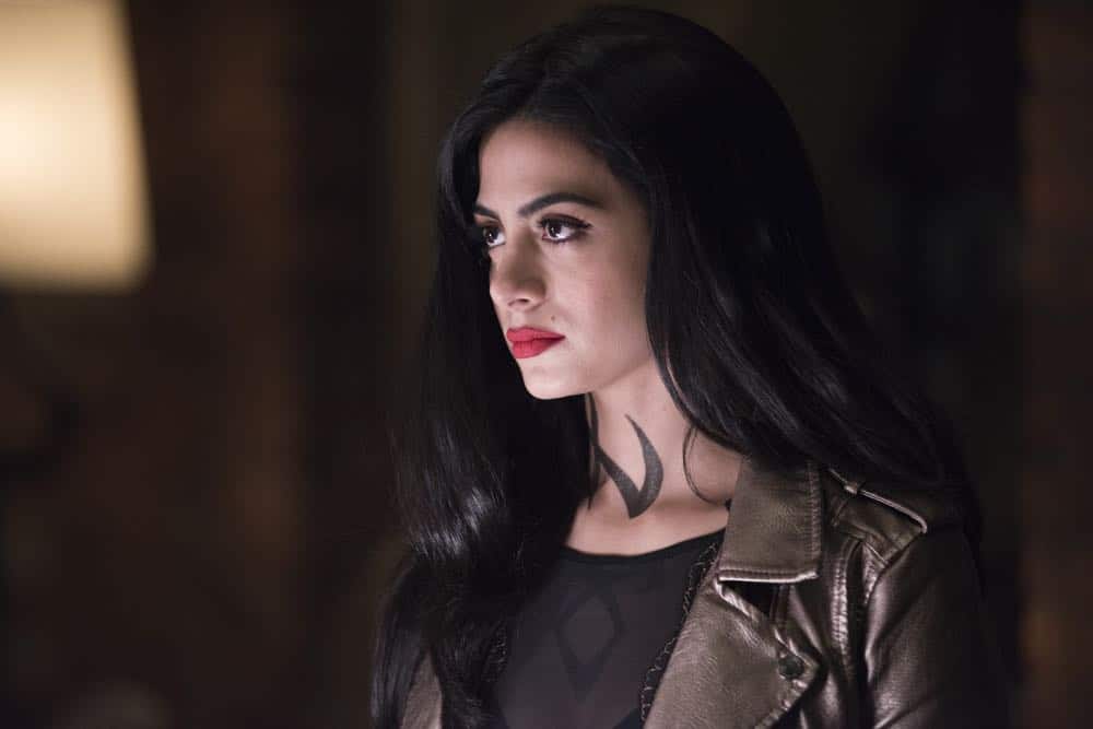SHADOWHUNTERS - "Salt In The Wound" - With the Owl’s identity revealed, Alec, Isabelle, and Clary head to Alicante to try and find a way to stop him. Luke and Simon team up to track Lilith’s latest possible victim. Maia reflects on her past. This episode of "Shadowhunters" airs Tuesday, May 1 (8:00 - 9:00 p.m. EDT) on Freeform. (Freeform/John Medland) EMERAUDE TOUBIA