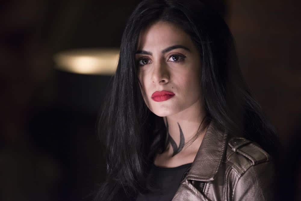 SHADOWHUNTERS - "Salt In The Wound" - With the Owl’s identity revealed, Alec, Isabelle, and Clary head to Alicante to try and find a way to stop him. Luke and Simon team up to track Lilith’s latest possible victim. Maia reflects on her past. This episode of "Shadowhunters" airs Tuesday, May 1 (8:00 - 9:00 p.m. EDT) on Freeform. (Freeform/John Medland) EMERAUDE TOUBIA