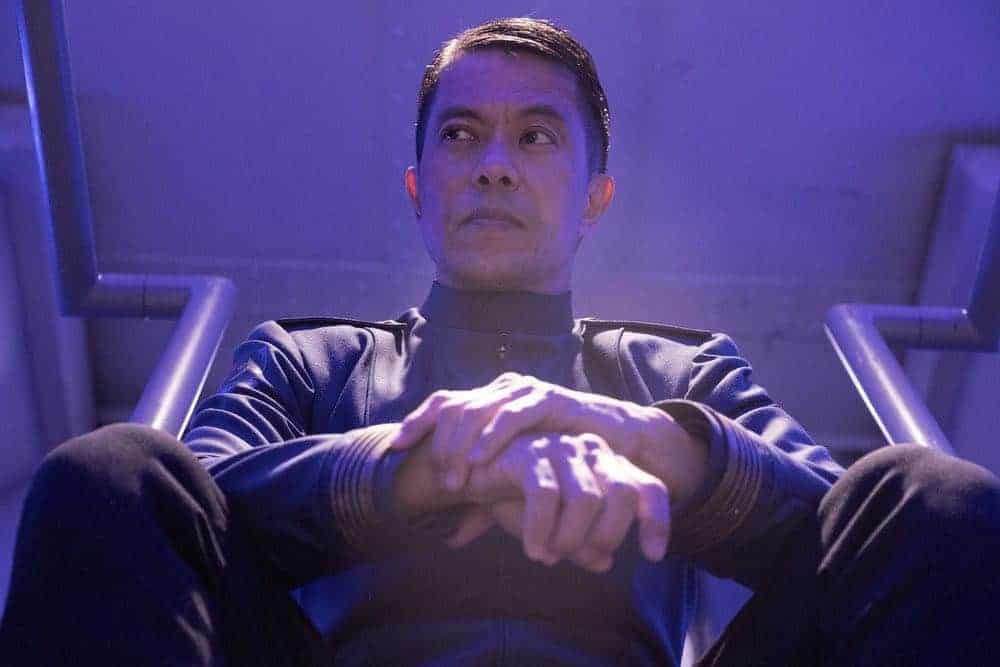 THE EXPANSE -- "Assured Destruction" Episode 303 -- Pictured: Byron Mann as Admiral Nguyen -- (Photo by: Rafy/Syfy)