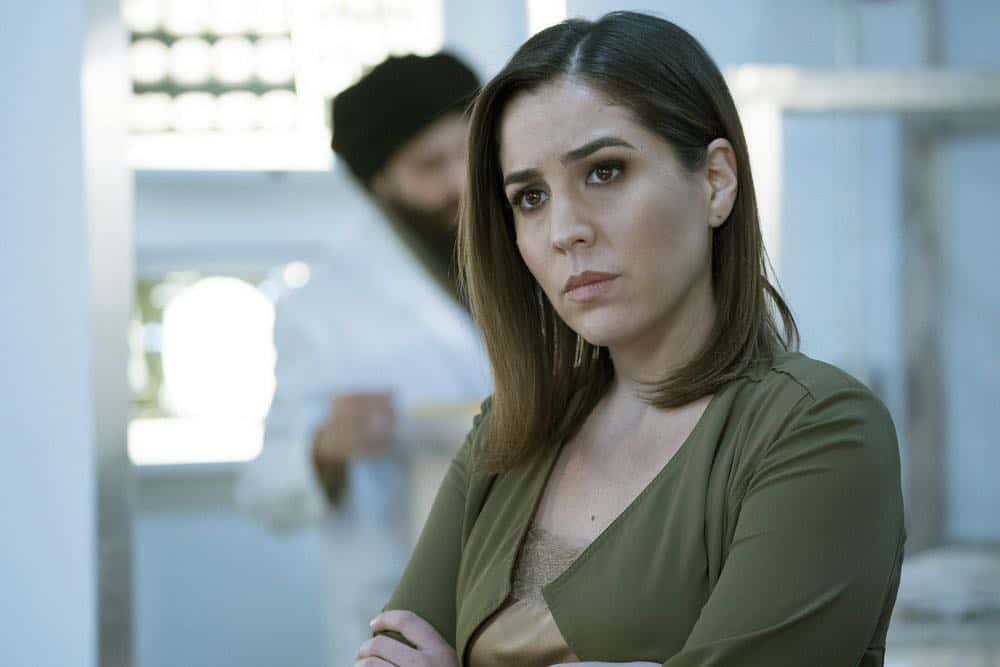 BLINDSPOT -- "Galaxy of Minds" Episode 319 -- Pictured: Audrey Esparza as Tasha Zapata -- (Photo by: Virginia Sherwood/NBC/Warner Bros)