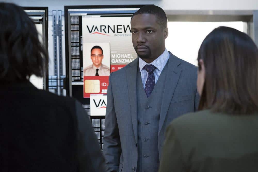 BLINDSPOT -- "Galaxy of Minds" Episode 319 -- Pictured: Rob Brown as Edgar Reade -- (Photo by: Virginia Sherwood/NBC/Warner Bros)