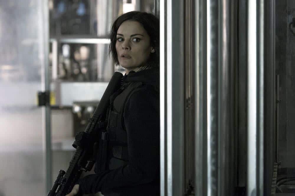 BLINDSPOT -- "Galaxy of Minds" Episode 319 -- Pictured: Jaimie Alexander as Jane Doe -- (Photo by: David Giesbrecht/NBC/Warner Bros)