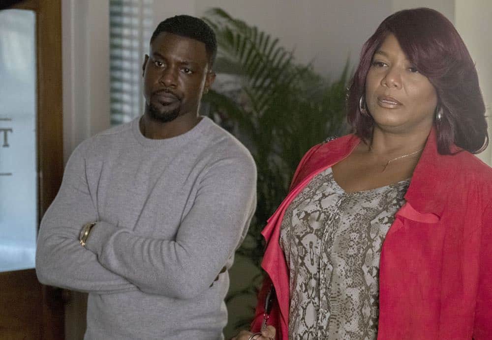 STAR: L-R: Guest star Lance Gross and Queen Latifah in the "Let the Good Times Roll" episode of STAR airing Wednesday, May 2 (9:00-10:00 PM ET/PT) on FOX. ©2018 Fox Broadcasting Co. CR: Wilford Harewood/FOX