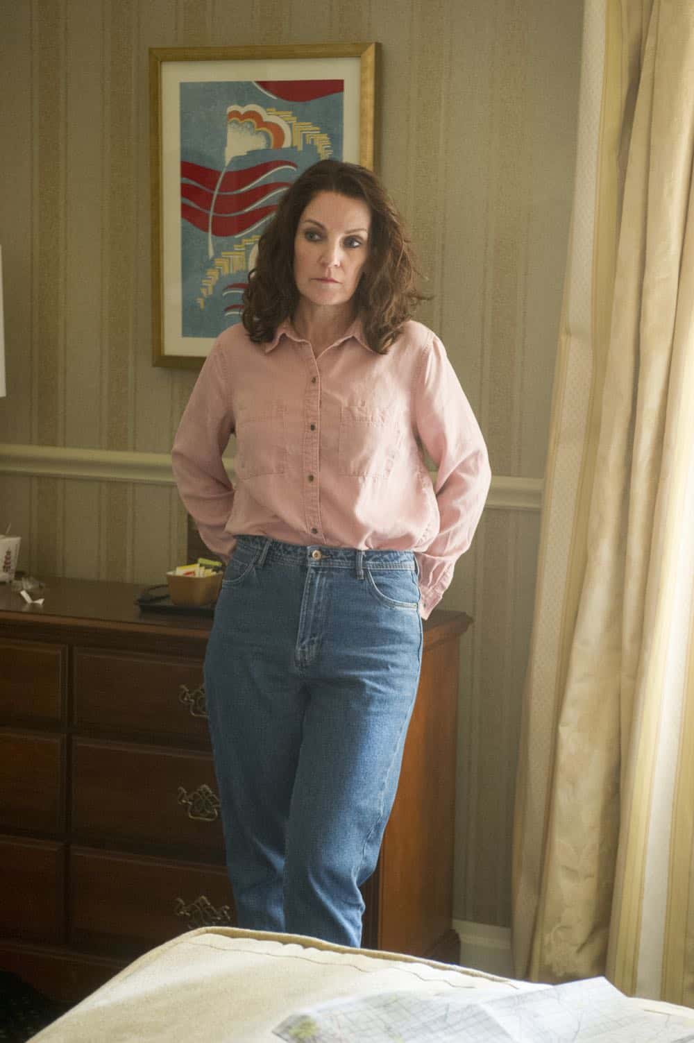 THE AMERICANS -- "Rififi" -- Season 6, Episode 6 (Airs Wednesday, May 2, 10:00 pm/ep) -- Pictured: Amy Tribbey as Marilyn. CR: Jeffrey Neira/FX THE AMERICANS -- "Rififi" -- Season 6, Episode 6 (Airs Wednesday, May 2, 10:00 pm/ep) -- Pictured: Amy Tribbey as Marilyn. CR: Jeffrey Neira/FX