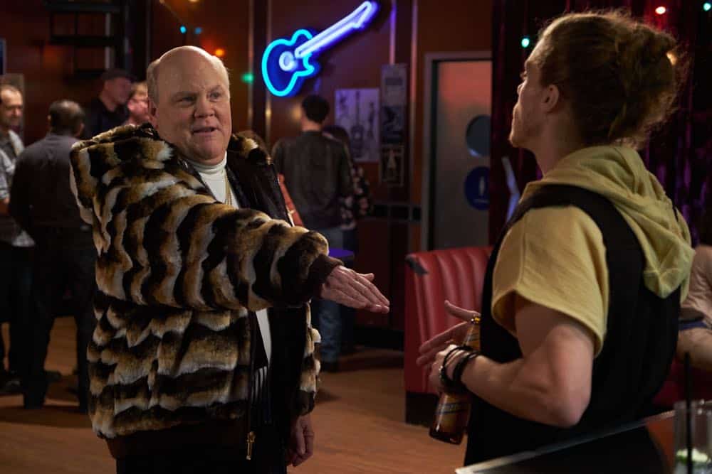 BROOKLYN NINE-NINE: L-R: Dirk Blocker and guest star Blake Anderson in the “Bachelor/ette Party” episode of BROOKLYN NINE-NINE airing Sunday, April 29 (8:30-9:00 PM ET/PT) on FOX. CR: FOX