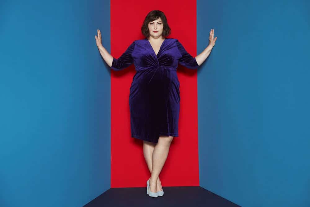 Joy Nash as Plum Kettle - Dietland _ Season 1, Gallery - Photo Credit: Erik Madigan Heck/AMC Joy Nash as Plum Kettle - Dietland _ Season 1, Gallery - Photo Credit: Erik Madigan Heck/AMC