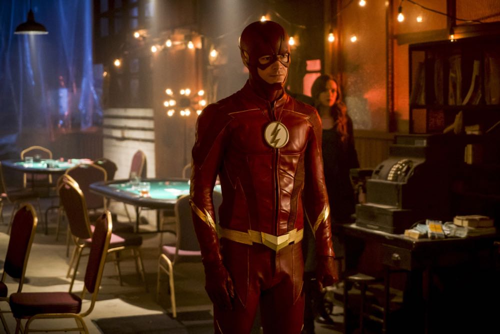 The Flash -- "Harry and the Harrisons" -- Image Number: FLA421b_0502b.jpg -- Pictured: Grant Gustin as The Flash -- Photo: Shane Harvey/The CW -- é 2018 The CW Network, LLC. All rights reserved