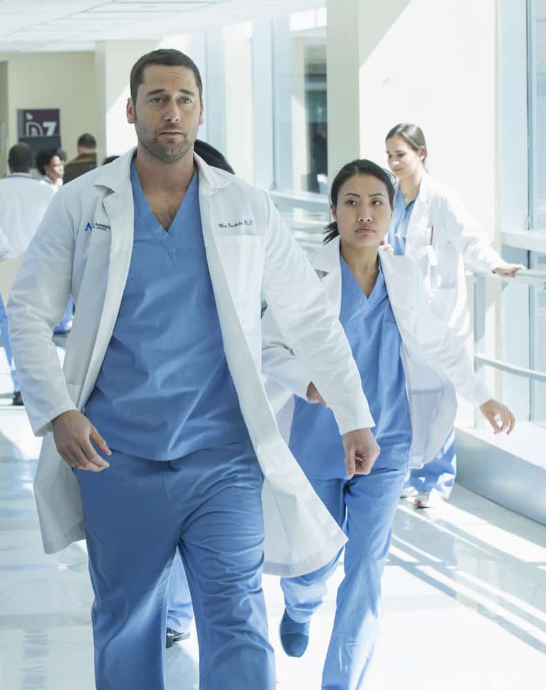 NEW AMSTERDAM -- "Pilot" Episode 101 -- Pictured: Ryan Eggold as Dr. Max Goodwin (Photo by: Francisco Roman/NBC)