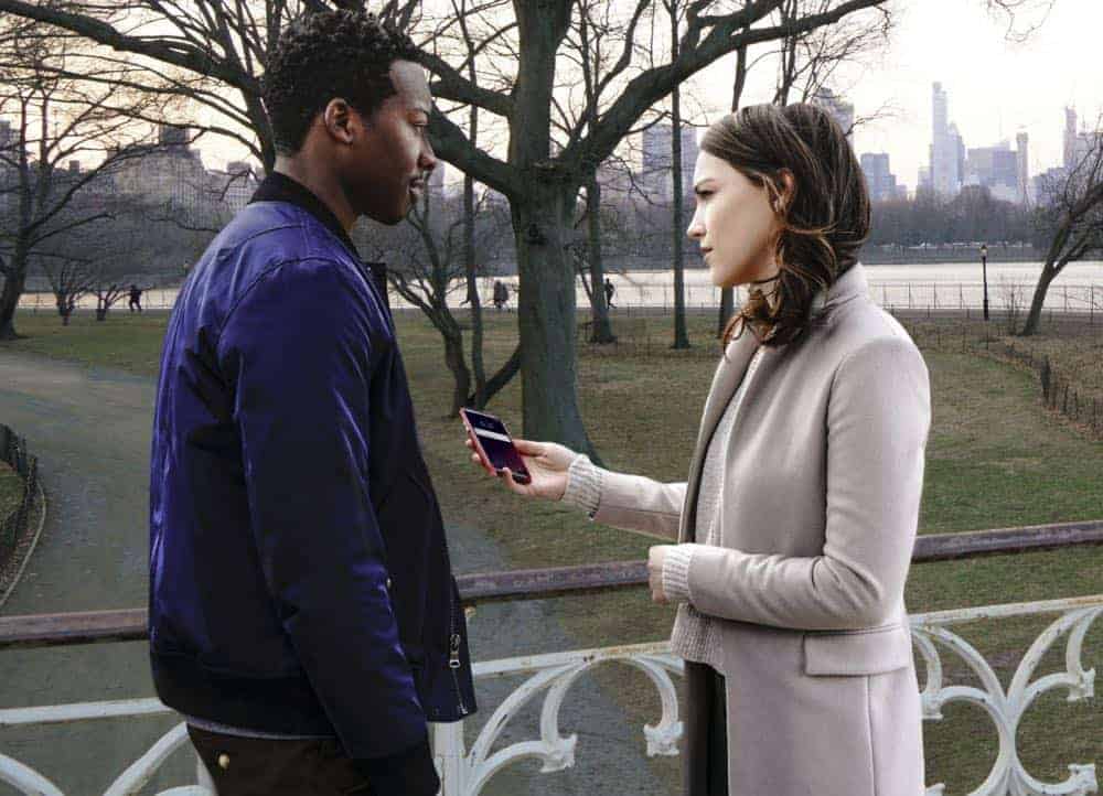 GOD FRIENDED ME Pictured L to R: Brandon Micheal Hall as Miles Finer and Violett Beane as Cara Weiss. Photo: Jonathan Wenk/CBSé2018 CBS Broadcasting, Inc. All Rights Reserved GOD FRIENDED ME Pictured L to R: Brandon Micheal Hall as Miles Finer and Violett Beane as Cara Weiss. Photo: Jonathan Wenk/CBSé2018 CBS Broadcasting, Inc. All Rights Reserved