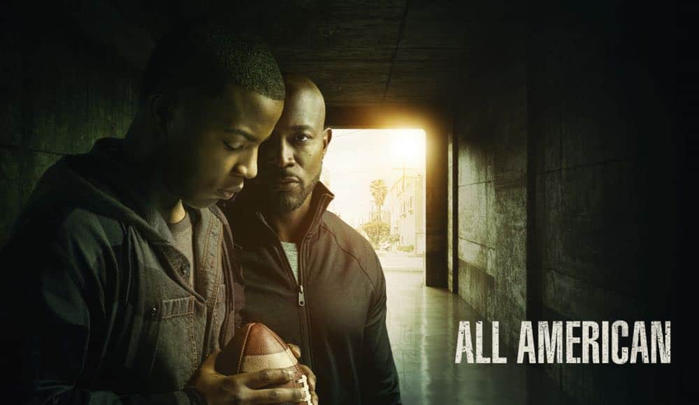 All American -- Image Number: ALA_PilotKeyArt_1.jpg -- Pictured (L-R): Daniel Ezra as Spencer James and Taye Diggs as Billy Baker -- Photo: JSquared Photography/The CW -- é 2018 The CW Network, LLC. All Rights Reserved All American -- Image Number: ALA_PilotKeyArt_1.jpg -- Pictured (L-R): Daniel Ezra as Spencer James and Taye Diggs as Billy Baker -- Photo: JSquared Photography/The CW -- é 2018 The CW Network, LLC. All Rights Reserved
