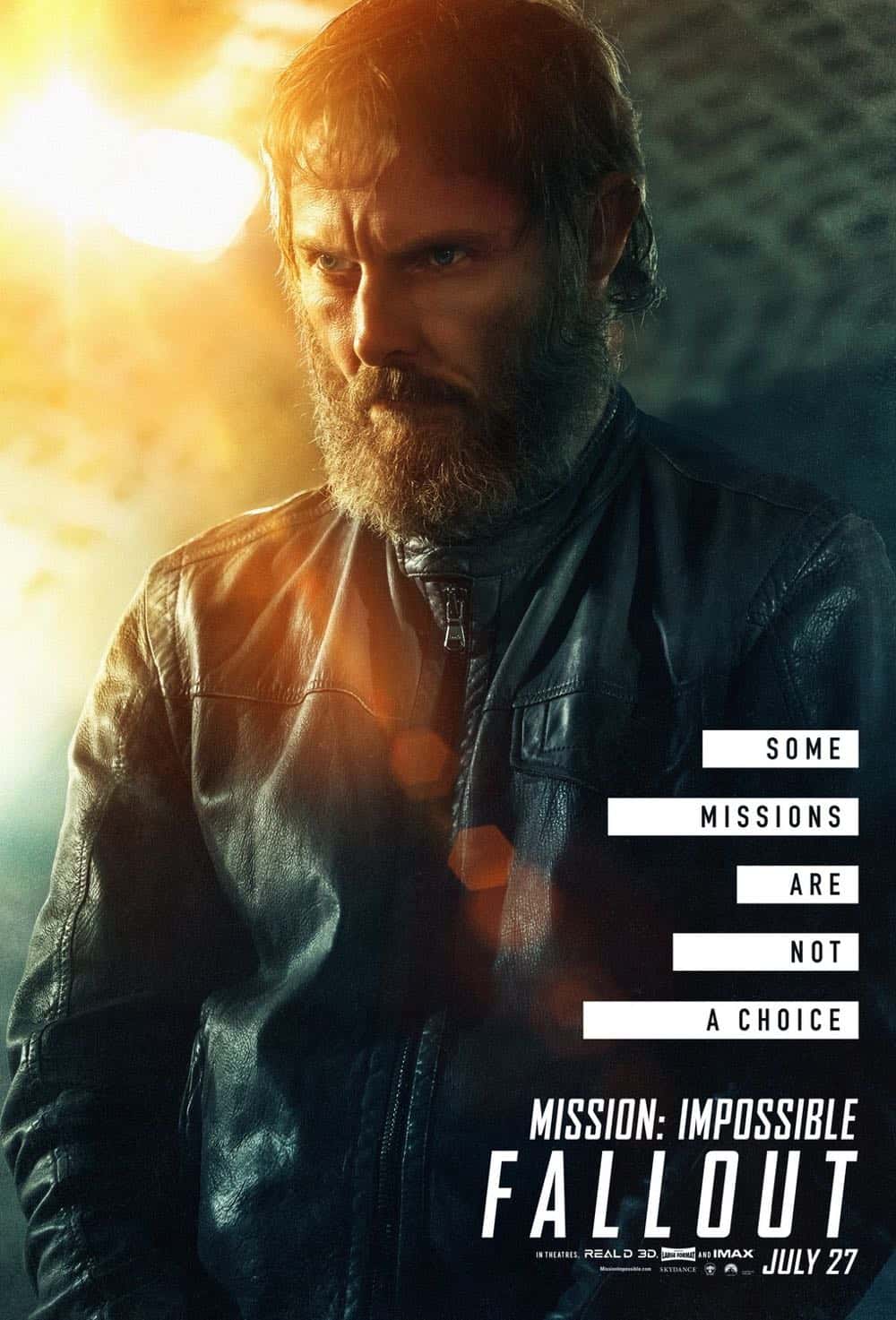 Mission Impossible Fallout Character Movie Poster Sean Harris Mission Impossible Fallout Character Movie Poster Sean Harris